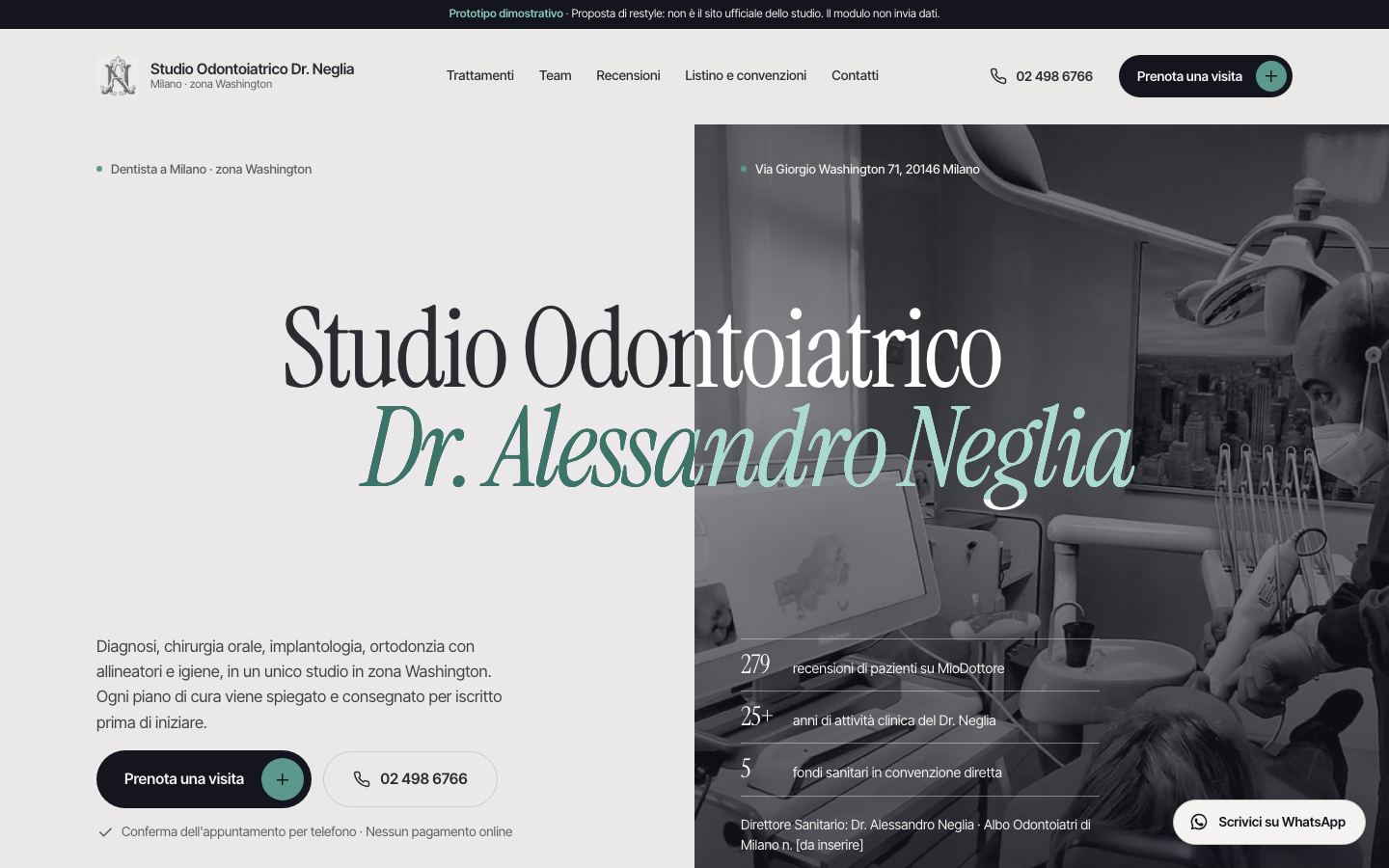 Il nuovo sito